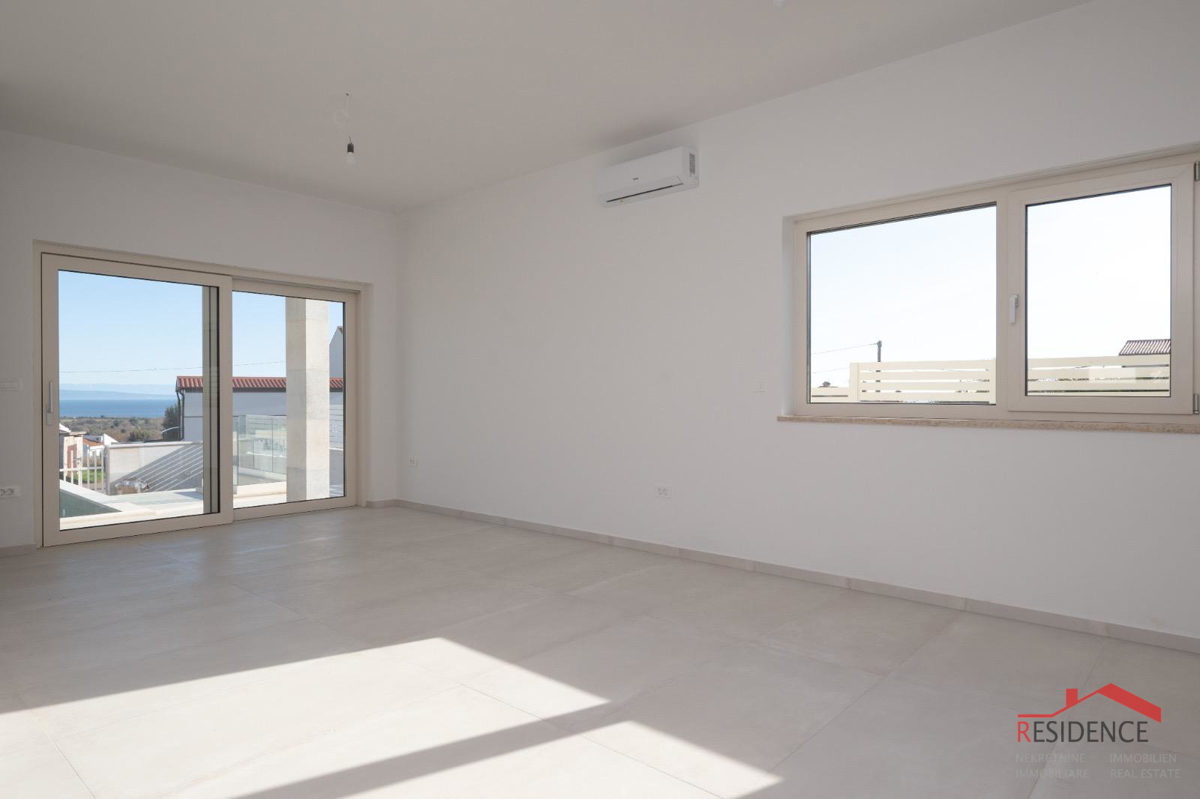 Ližnjan, nuova villa con piscina e vista mare