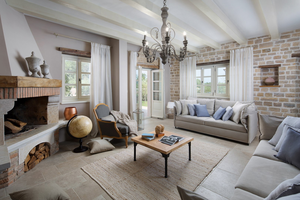 villa rustica con servizi moderni