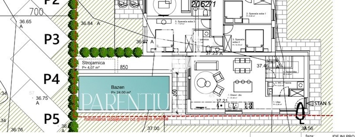 Parenzo - Casa a schiera a 800 m dal mare