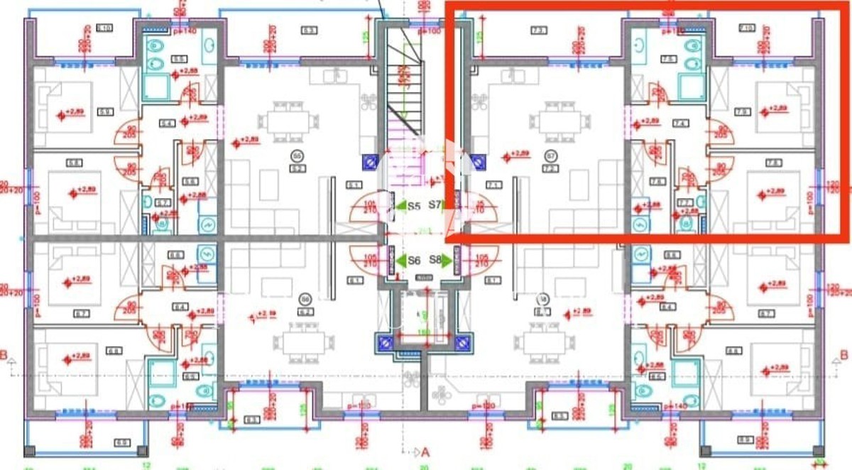 Appartamento in nuova palazzina moderna con ascensore al 1° piano