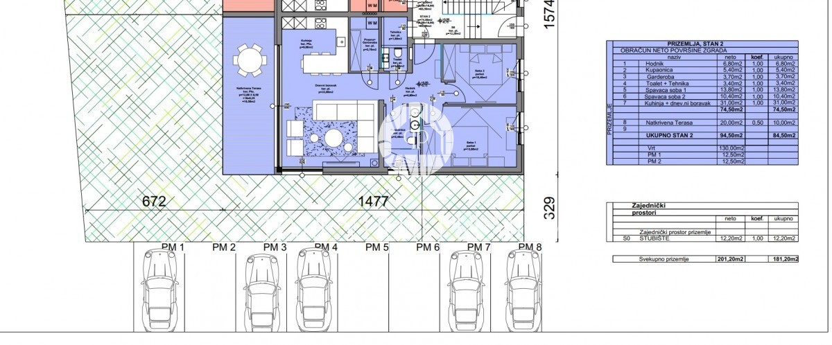 Nuova costruzione - Lussuoso appartamento al piano terra con cortile, a 3 km dal centro di Parenzo