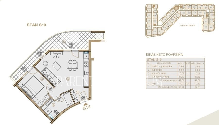 Nuovo edificio di lusso nel centro di Parenzo, a 50 metri dalla spiaggia e dal centro storico