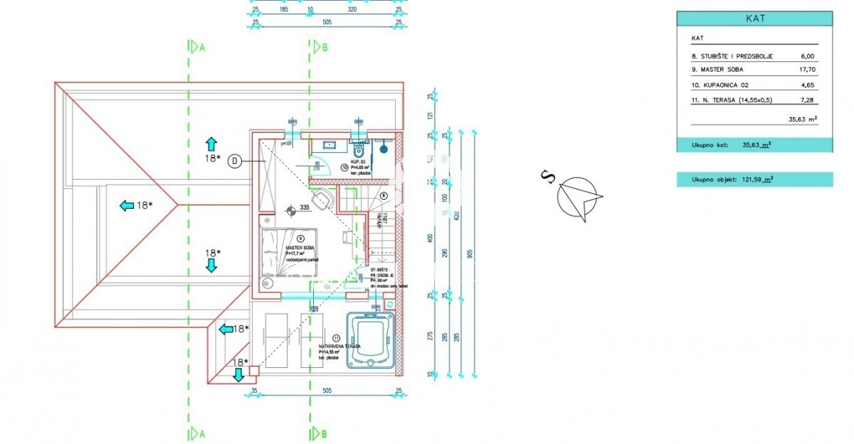 Terreno edificabile con progetto preliminare per una casa bifamiliare vicino a Parenzo