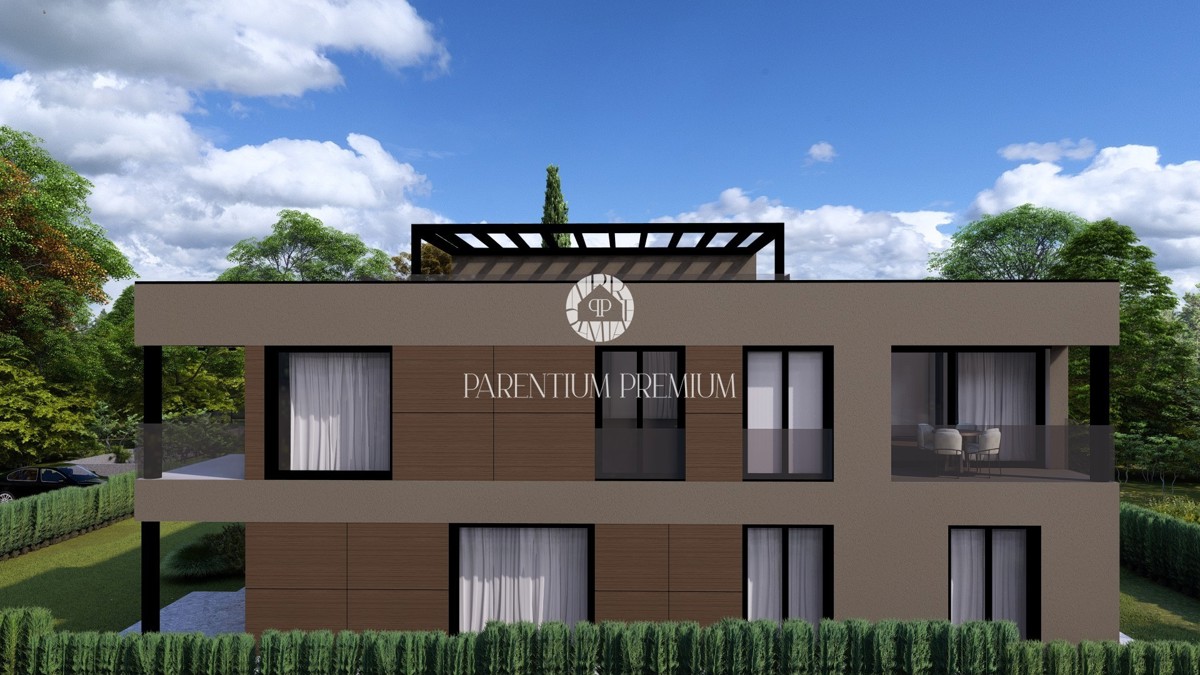 Appartamento moderno al primo piano in una zona tranquilla vicino a Parenzo