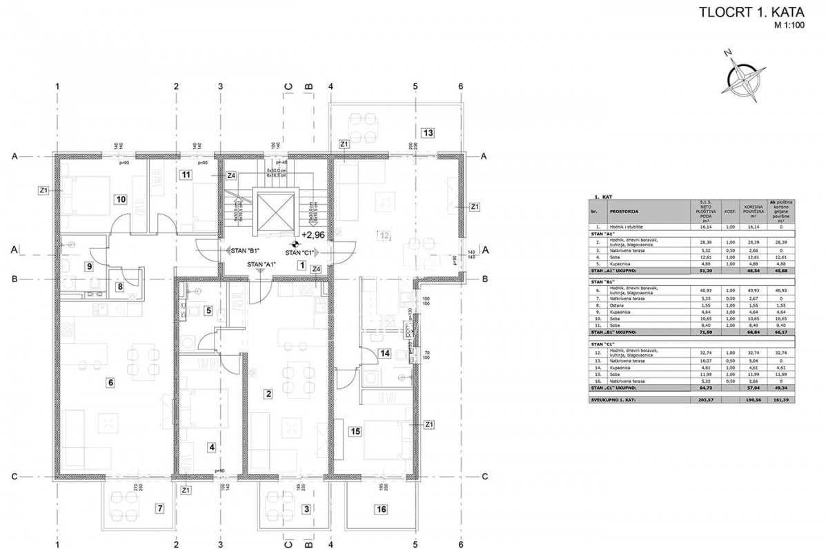 Appartamento con terrazzo in palazzina dotata di ascensore in bella posizione vicino al mare