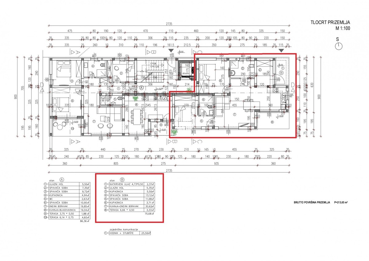 Appartamento spazioso al piano terra con due camere da letto e giardino