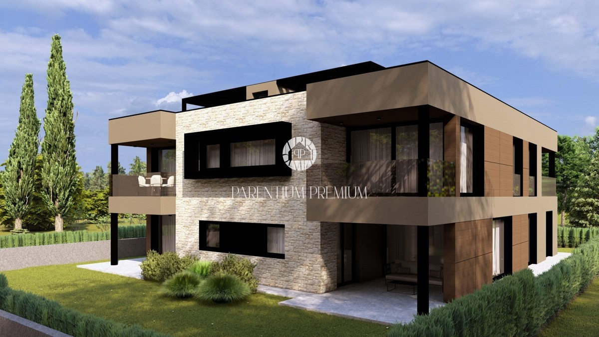 Appartamento moderno al primo piano con un’ampia terrazza sul tetto – Zona Parenzo