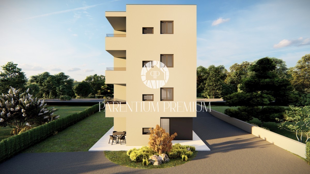 Appartamento con terrazza e 2 camere da letto in un edificio moderno con ascensore