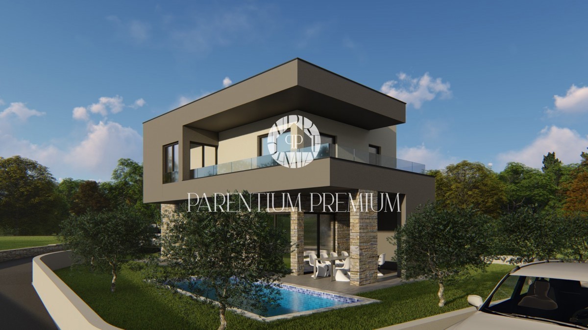 Villa con piscina e vista panoramica sul mare e sulle isole, a 3 km dalla spiaggia e dal mare