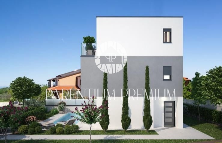 Casa moderna con piscina e vista panoramica sul mare