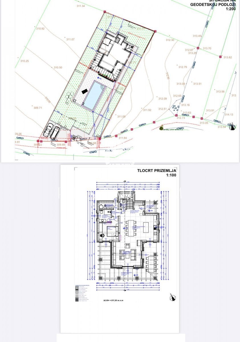 Terreno edificabile con progettazione concettuale e collegamenti a pagamento