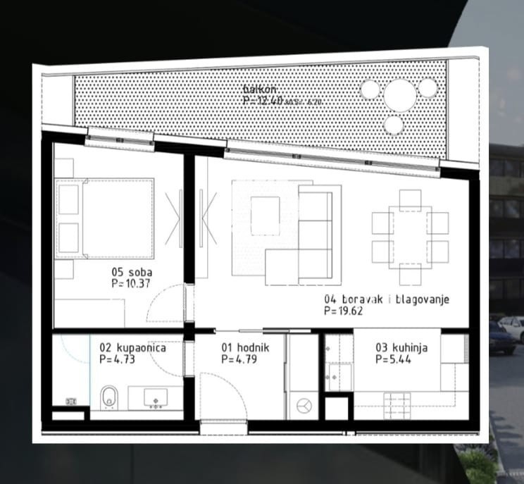 Ottimo appartamento nuovo con terrazza e splendida vista a 800m dal mare