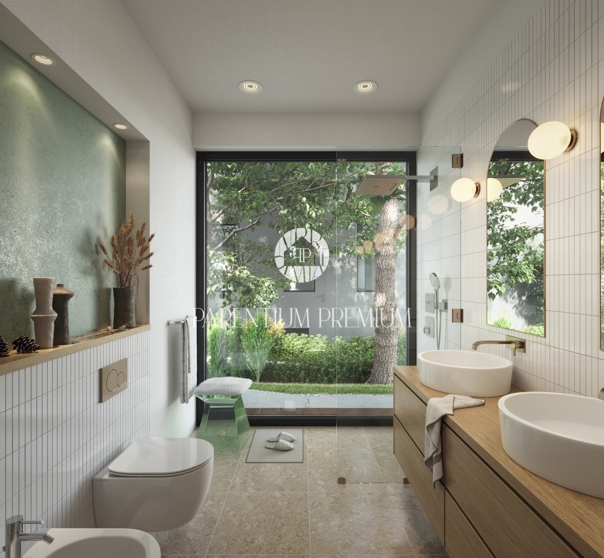 Una nuova villa di design con piscina nel cuore della cittadina istriana