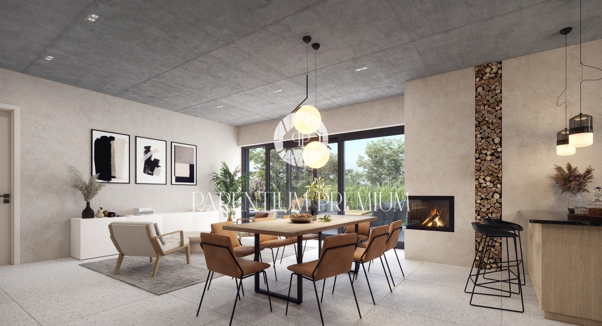 Una nuova villa di design con piscina nel cuore della cittadina istriana