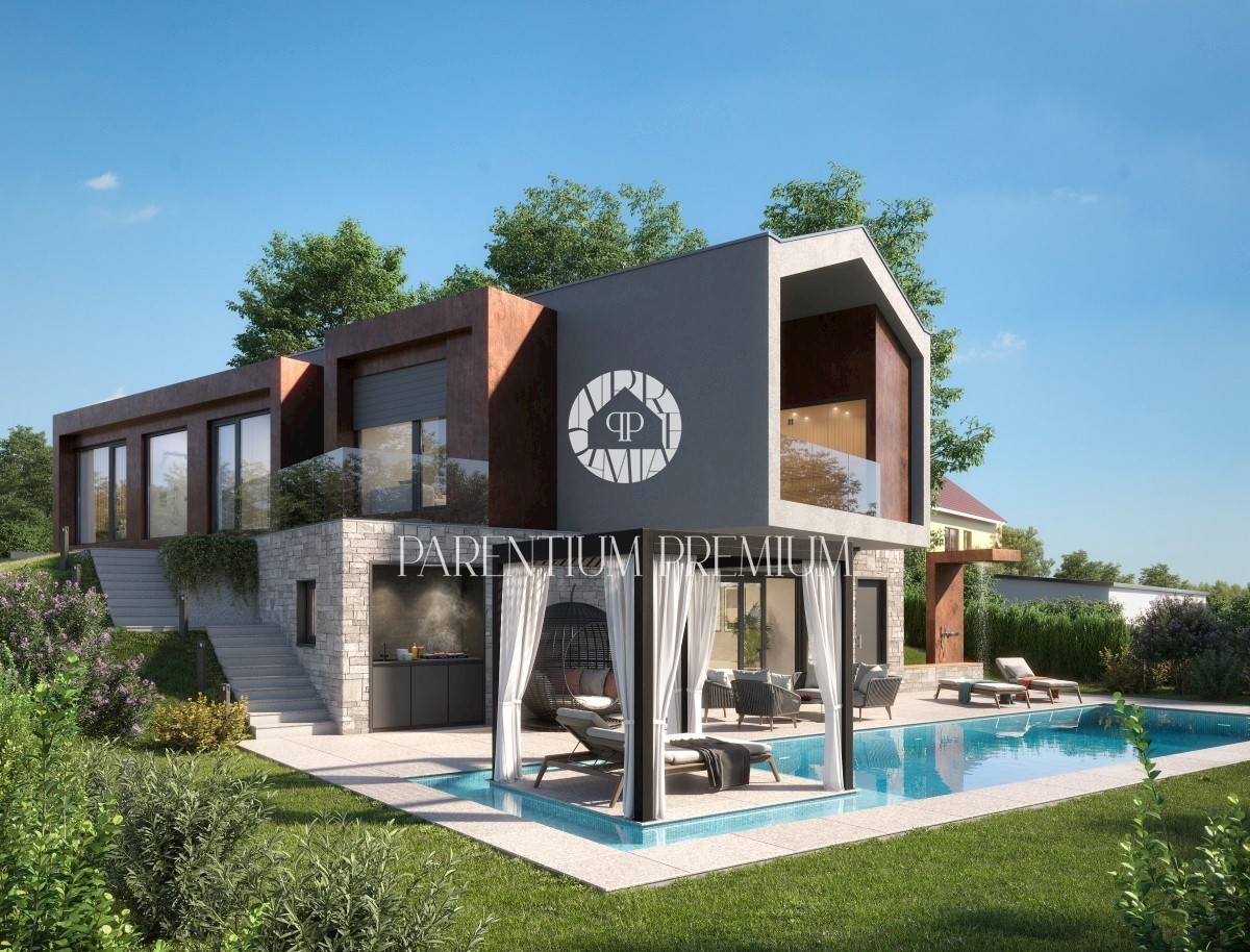 Una nuova villa di design con piscina nel cuore della cittadina istriana
