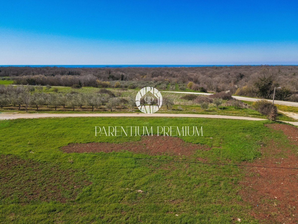 Terreno con permesso di costruire, progetto e vista panoramica sul mare