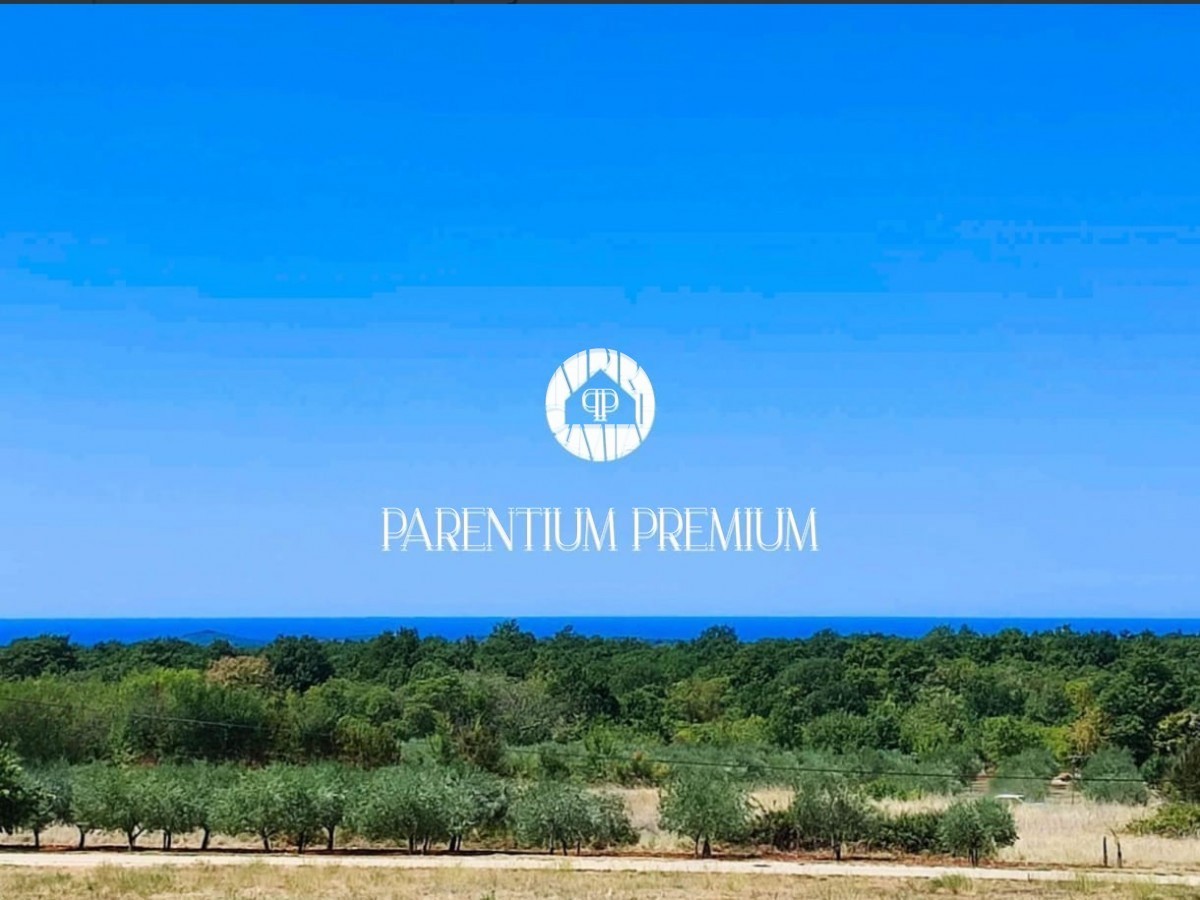 Terreno con permesso di costruire, progetto e vista panoramica sul mare