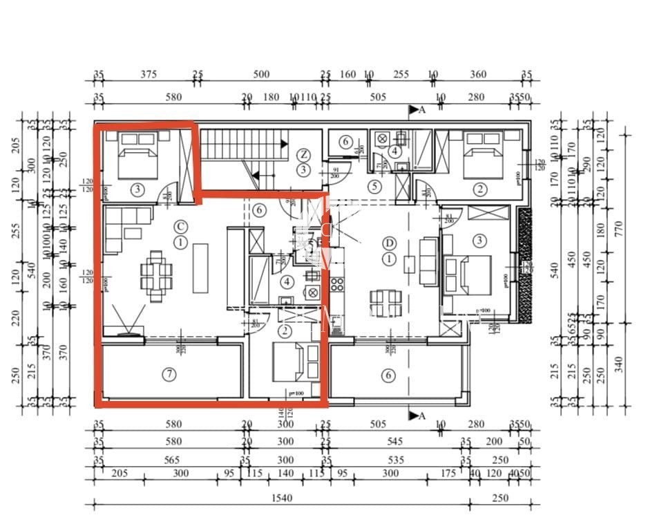 Nuovo appartamento moderno con terrazza a 700 metri dal mare e dal centro città