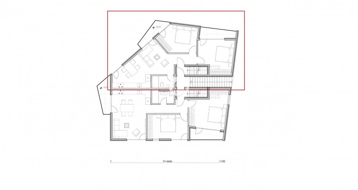 Appartamento moderno con oasi privata sul tetto vicino a Parenzo