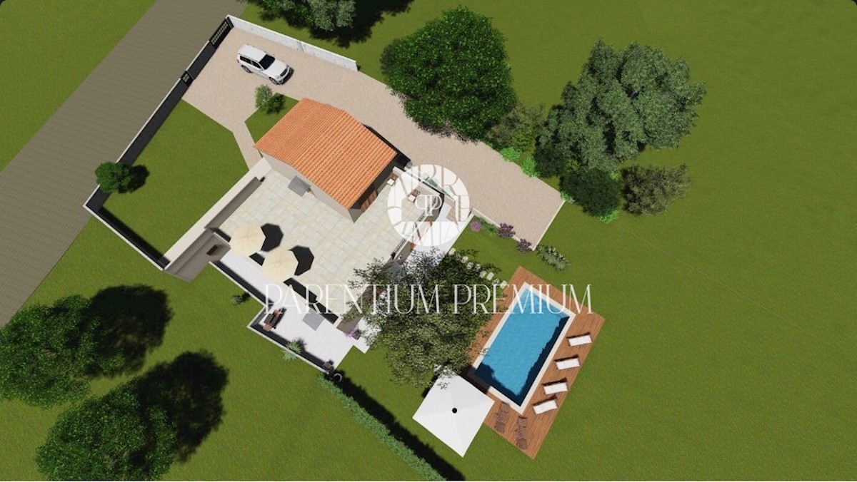 Rovinj, house 500 m from the beach, land 4800 m2