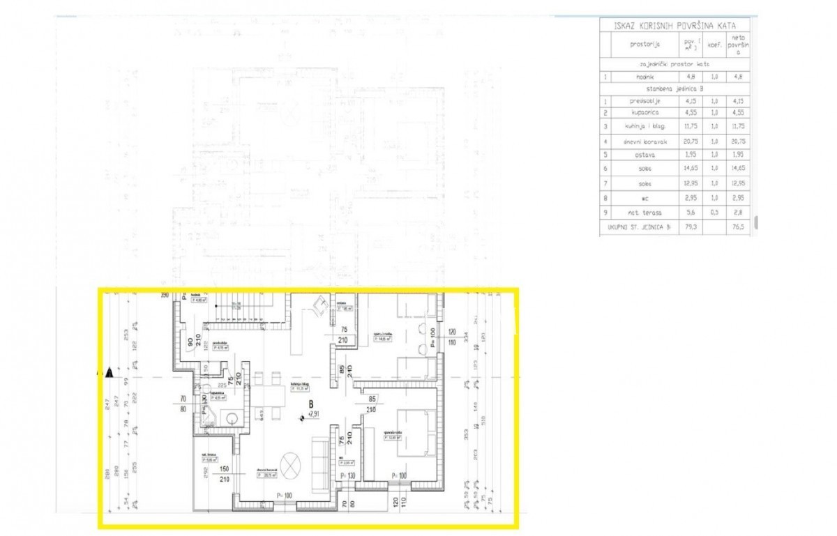Appartamento al 1° piano con terrazzo