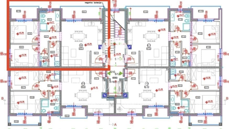 Appartamento moderno in un edificio con ascensore in una posizione attraente