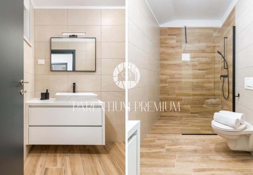 Villa moderna con piscina e splendida vista mare