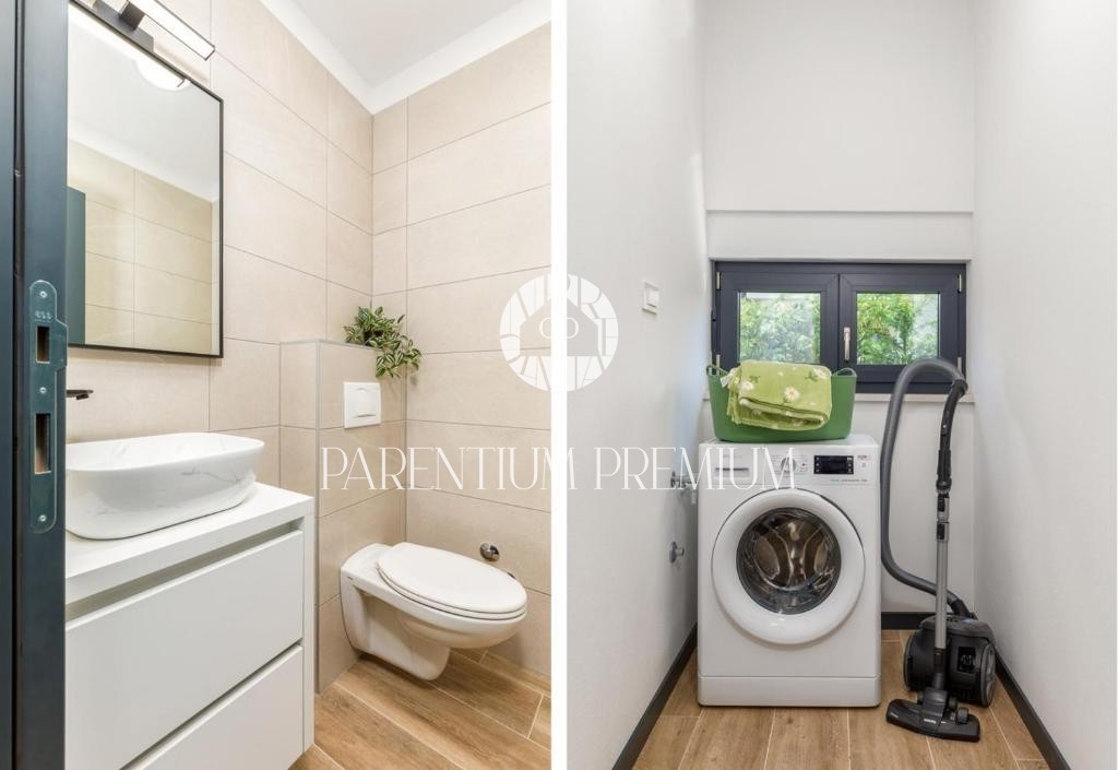 Villa moderna con piscina e splendida vista mare