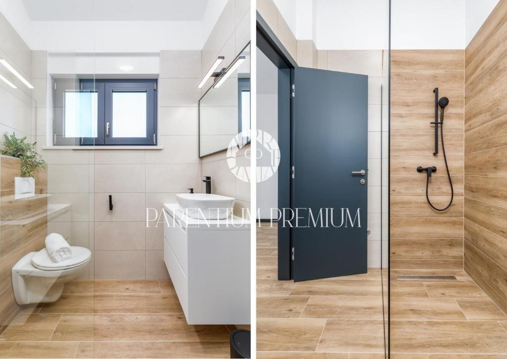 Villa moderna con piscina e splendida vista mare