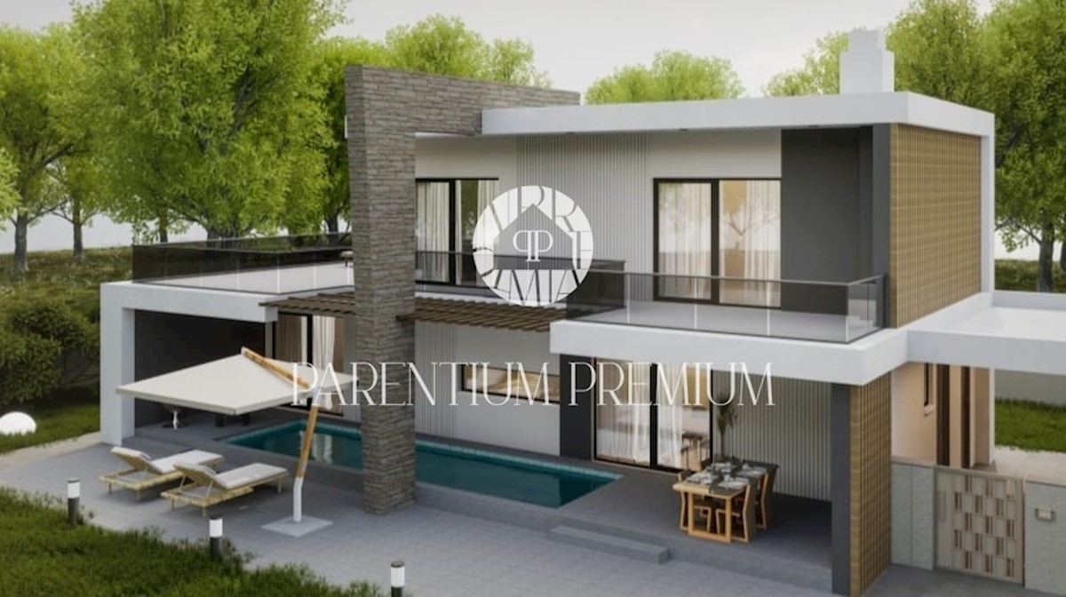 Nuova casa moderna con piscina vicino a Parenzo
