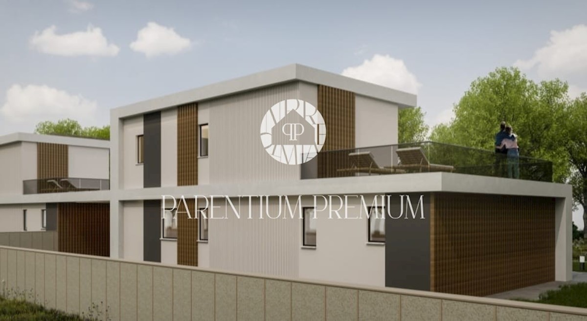 Nuova casa moderna con piscina vicino a Parenzo