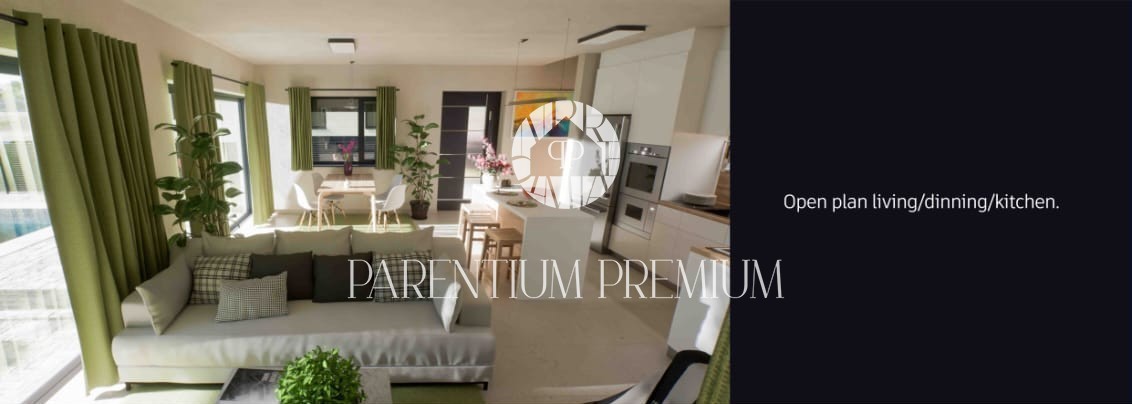 Terreno edificabile esclusivo con permesso per una casa bifamiliare, a 1.000 m dal mare