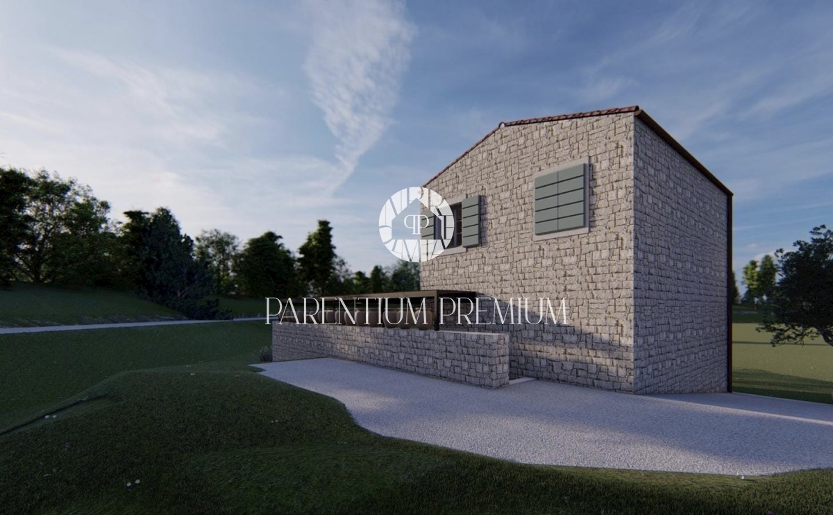 Insolita villa in pietra dotata di mobili di design in una location da favola