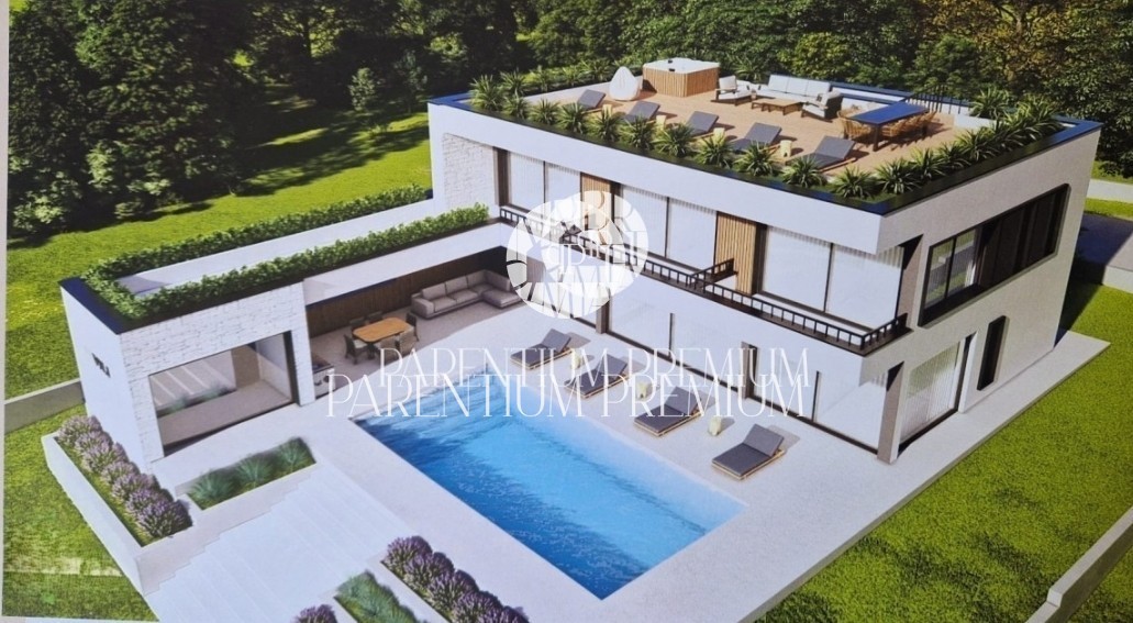 Villa di lusso con piscina e terrazza panoramica con bellissima vista sul mare