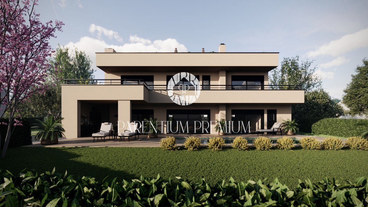 Villa moderna di qualità con piscina, ricchi contenuti e una bellissima vista sul mare