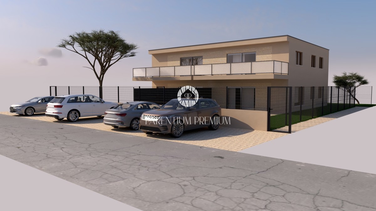 Appartamento moderno con due camere da letto e grande giardino