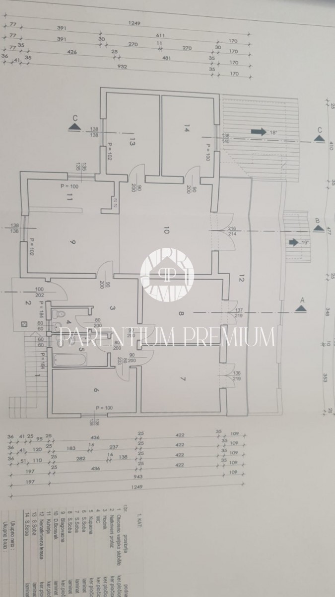 Casa con 2 appartamenti e un monolocale a 3 km da Parenzo