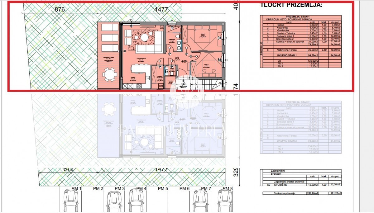 Nuova costruzione - Appartamento al piano terra con cortile, a 3 km dal centro di Parenzo