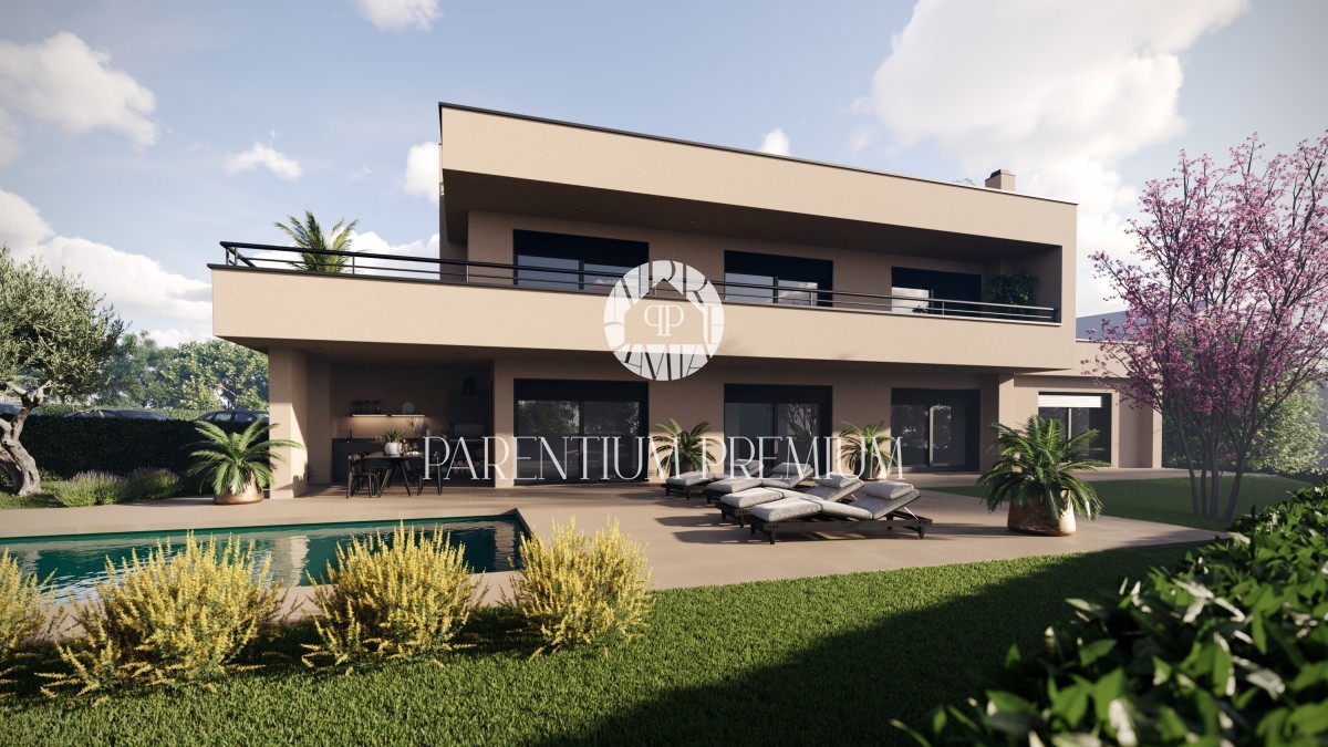 Una villa imponente con ricchi contenuti e una bellissima vista sul mare