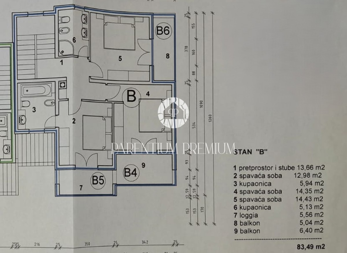 Esclusiva! Casa bifamiliare con piscina e vista mare