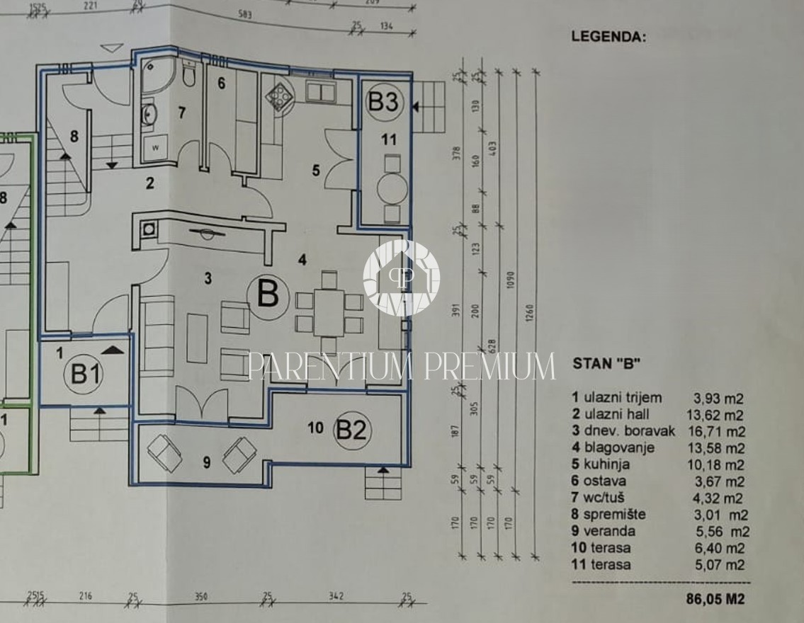 Esclusiva! Casa bifamiliare con piscina e vista mare