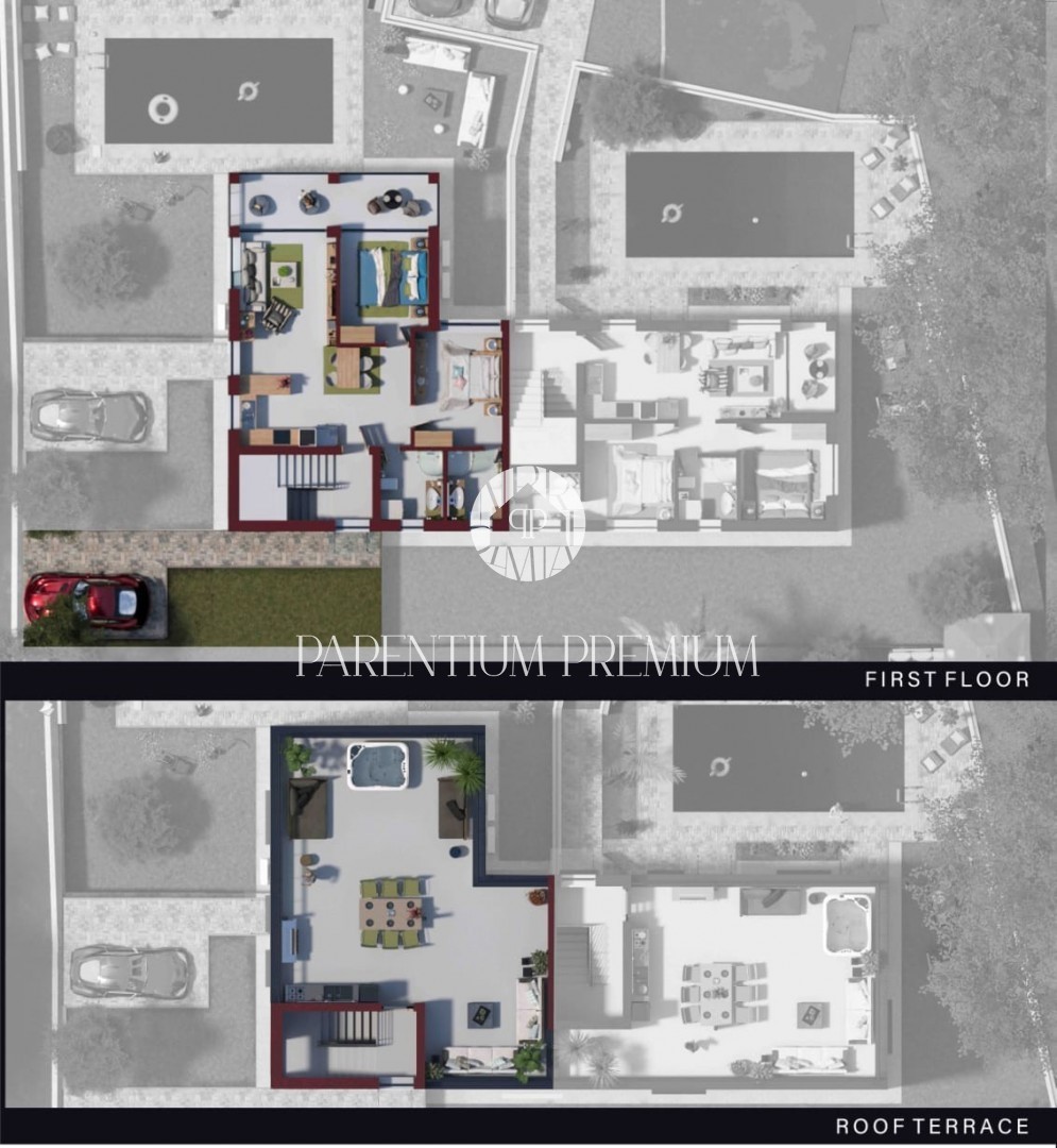 Appartamento esclusivo con vista panoramica sul mare e ampia terrazza sul tetto