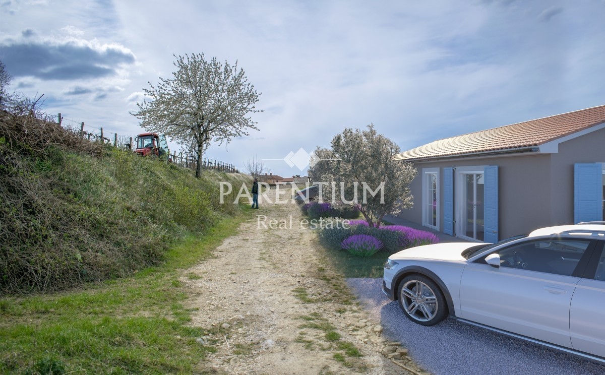 Istria, Buje - Villa con piscina e vista DI NUOVA COSTRUZIONE