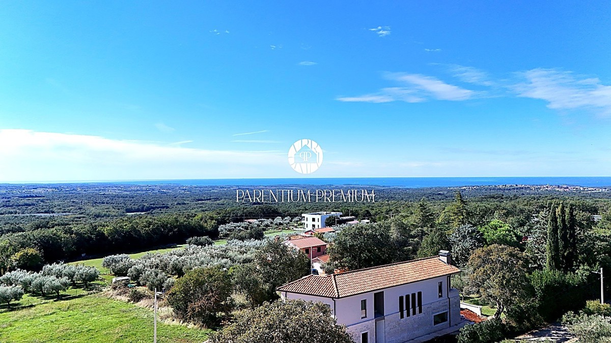 Una bella villa moderna in una posizione tranquilla con vista sul mare