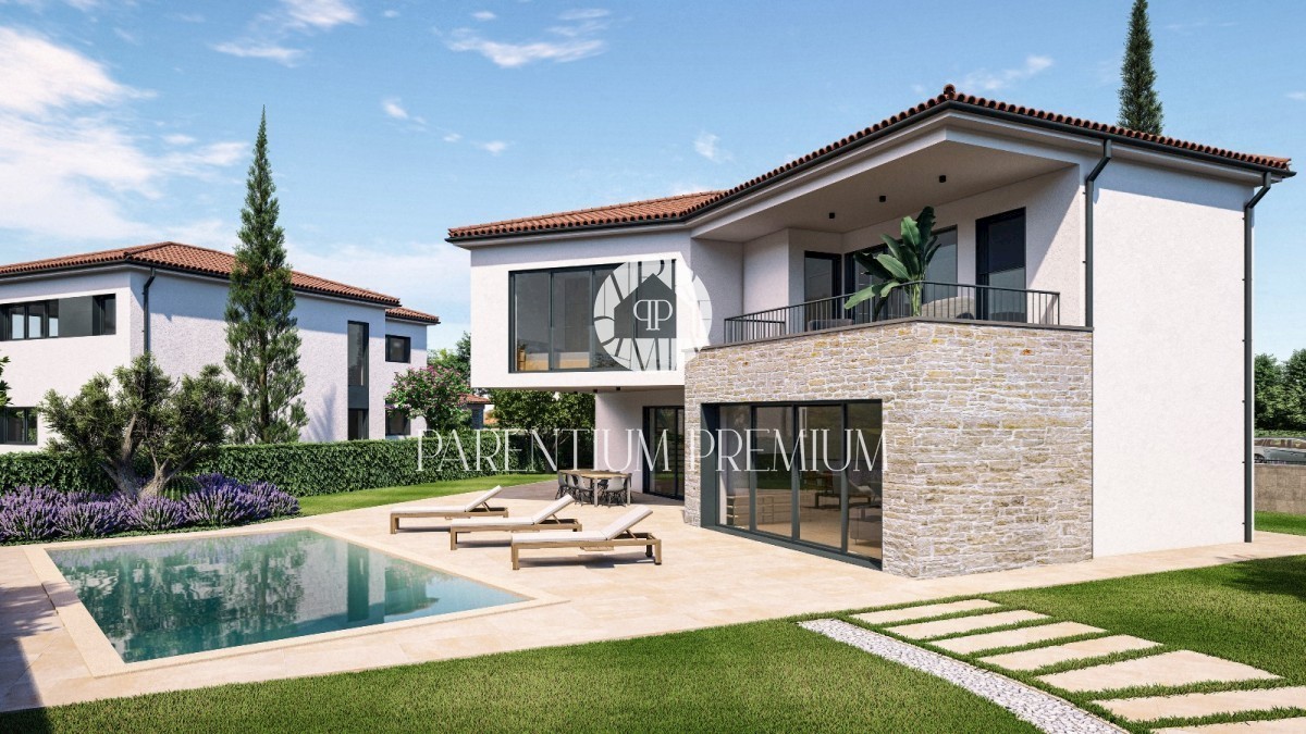 Villa in stile istriano moderno e di altissima qualità in una posizione tranquilla
