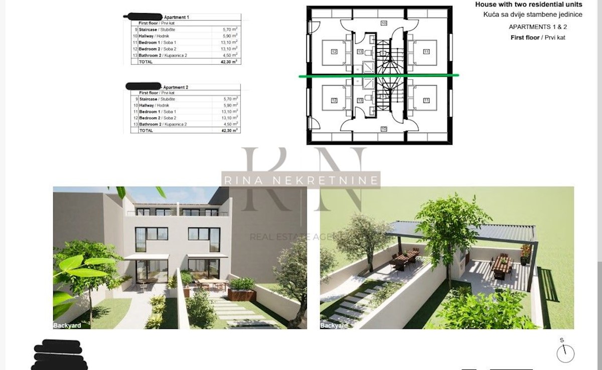 ISTRIA - PARENZO - APPARTAMENTO MODERNO CON USCITA SUL GIARDINO!