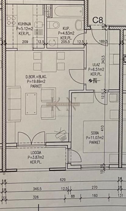 Appartamento Vrbani, Trešnjevka - Jug, Vrbje, 52m2