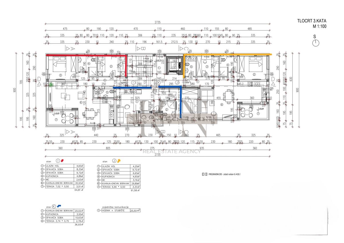 Istria – Poreč (Tar), 3° Piano, Ascensore, 61,58 m²