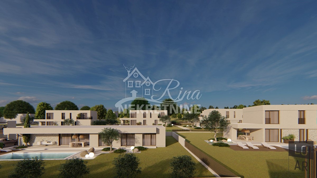 ISTRA - KAŠTELIR / LABINCI - VILLA IN COSTRUZIONE - N U O V A 