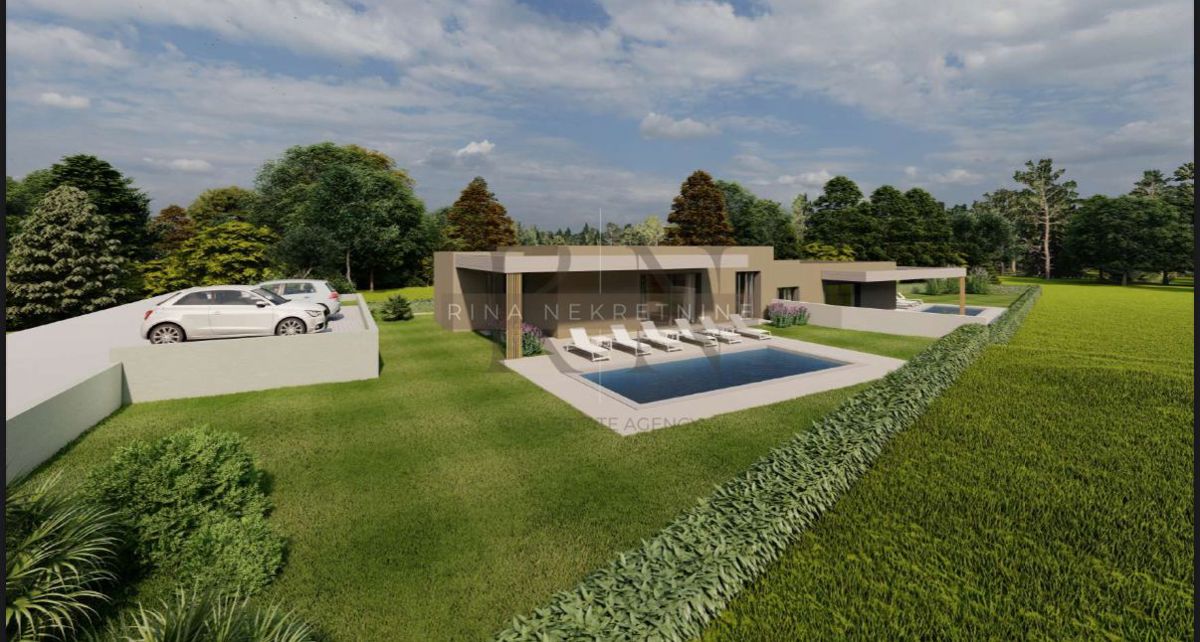 ISTRIA - TINJAN - CASA MODERNA CON PISCINA! NUOVO!